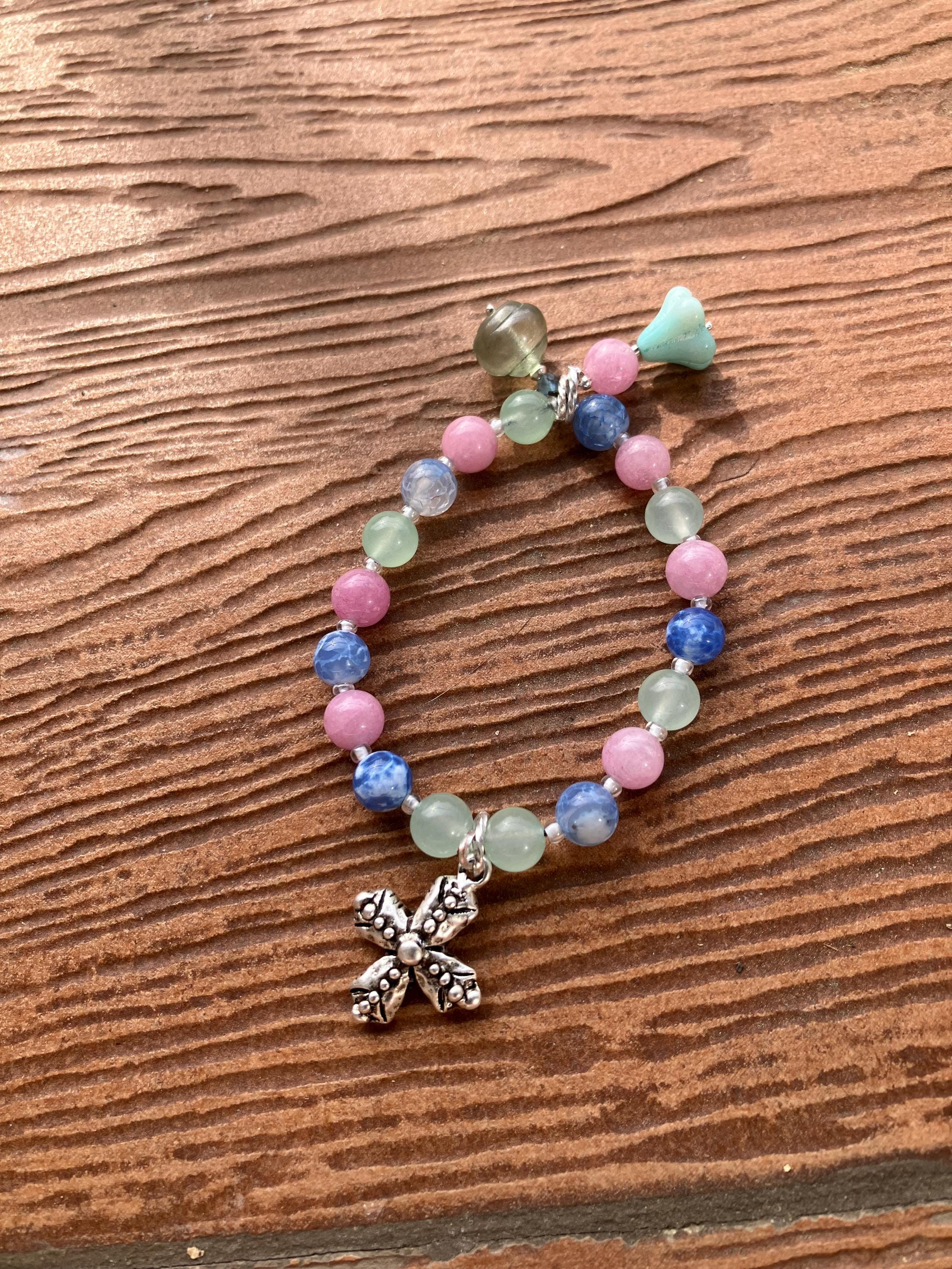 Bracelet, bracelet coloré,  semi précieuses, bracelet agate de feu, bracelet calcedoine pourpre, bracelet aventurine, fête des mères